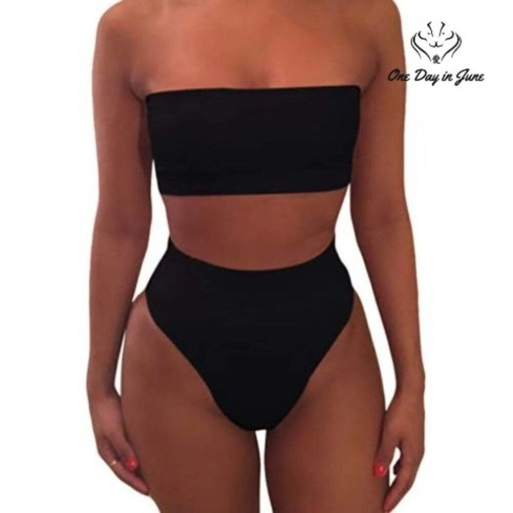 Pink Queen Cheeky High Waist Bikini Size S